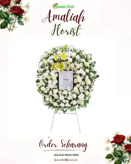 Krans Bunga Duka Serupa Indah